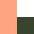3-Tone Flexfit Cap in der Farbe Neon Orange-White-Olive