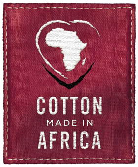 HAKRO Damen V-Shirt Classic ist mit dem COTTON MADE IN AFRICA - Siegel belabelt.